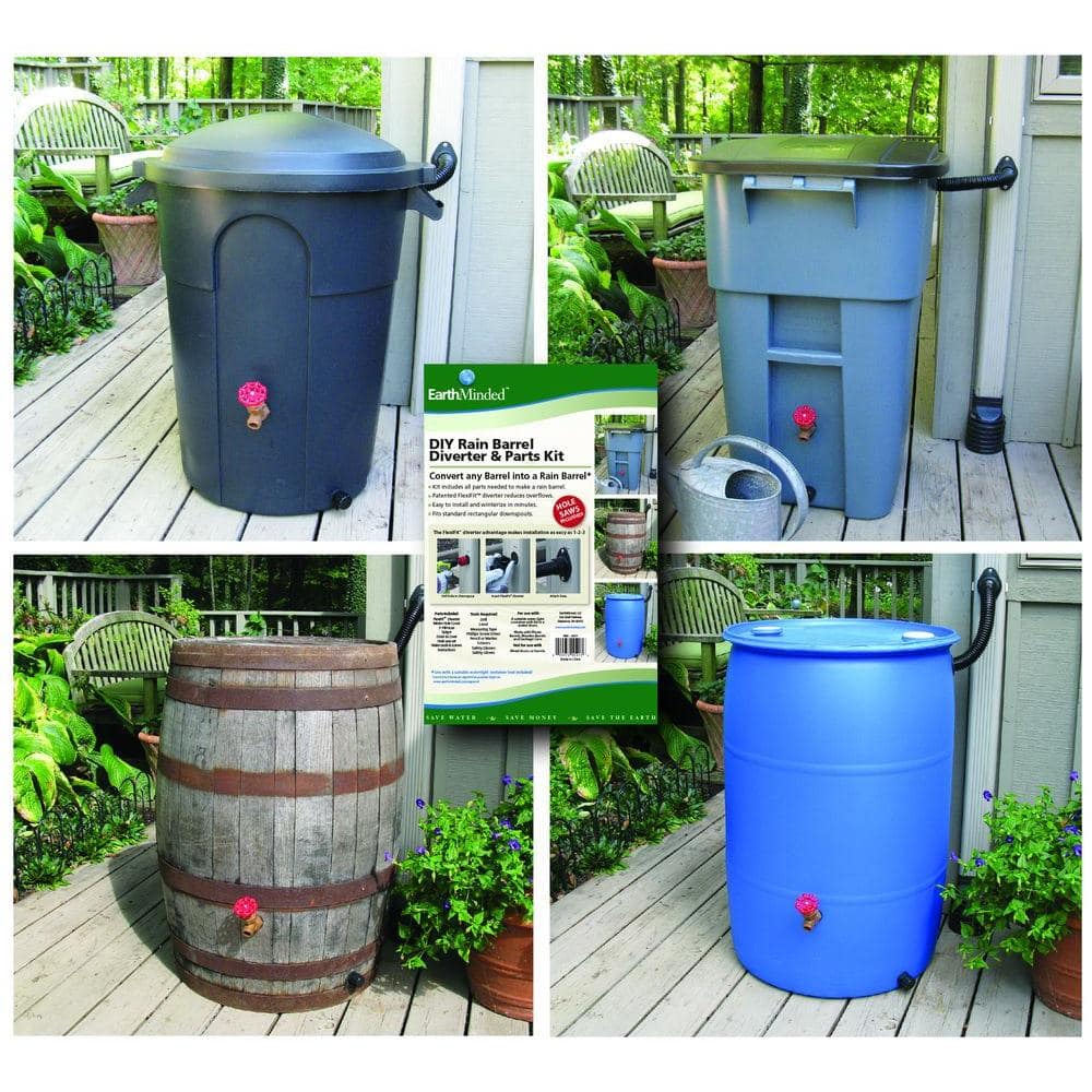 DIY Rain Barrel Diverter and Parts Kit - Hercitys