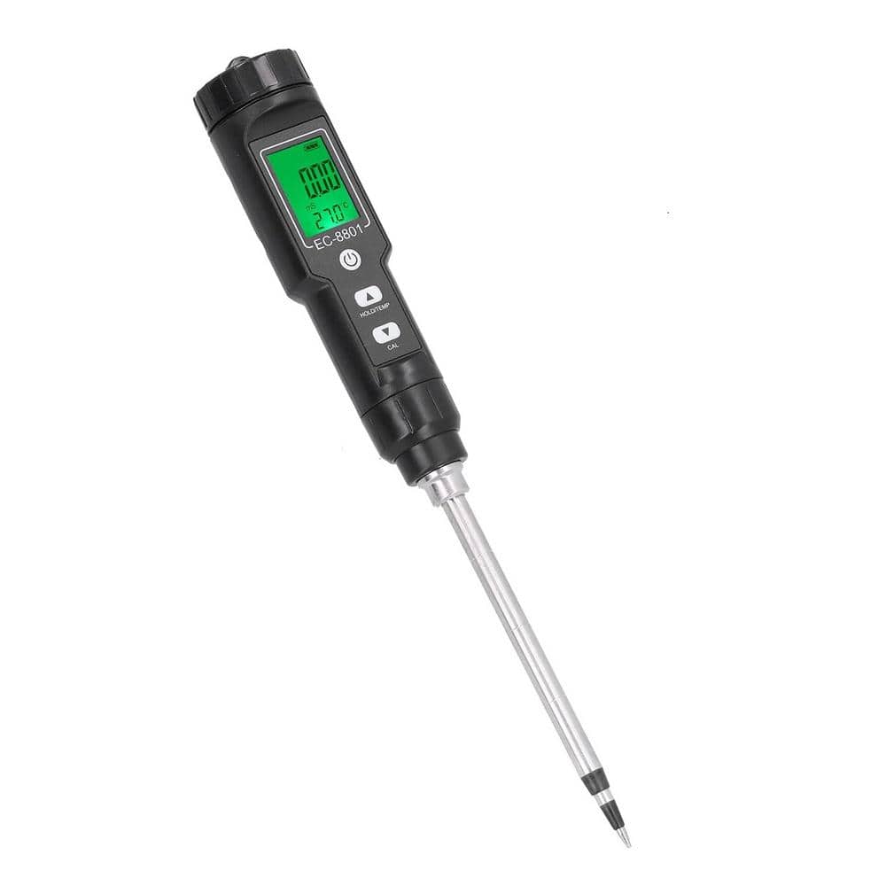 Soil Detector, Data Hold Automatic Temperature Compensation Multi-Purpose Soil Tester for Greenhouse Horticultural Land - Hercitys