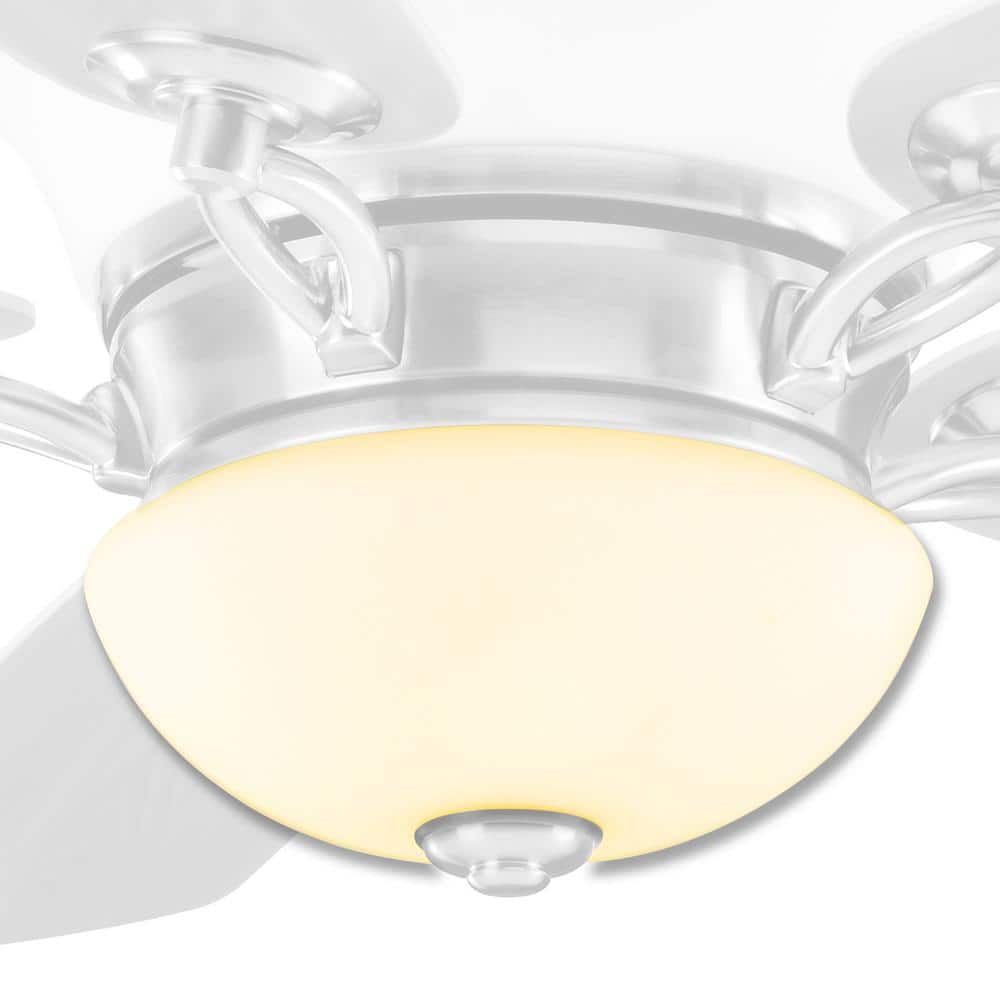 Replacement Matt Opal (Bottom) Glass Bowl for Chardonnay Ceiling Fan - Hercitys