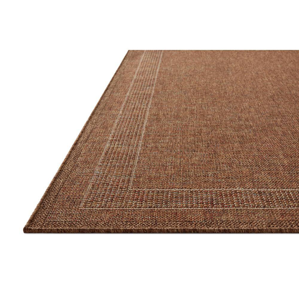 Merrick Cinnamon/Multi 8 ft. 9 in. x 12 ft. 2 in. Indoor/Outdoor Area Rug - Hercitys