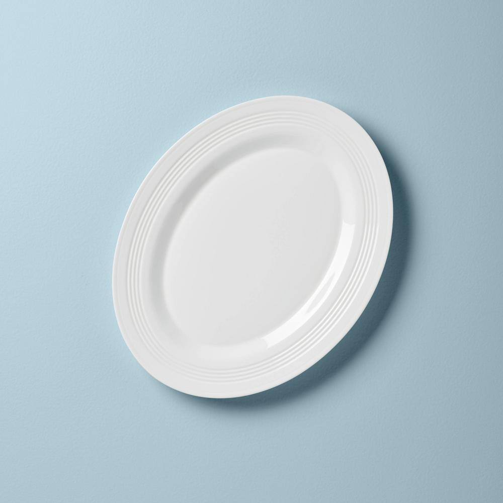 Tin Can Alley 12.5 in. W 1 in. H 16 in. D White Bone China Platter - Hercitys