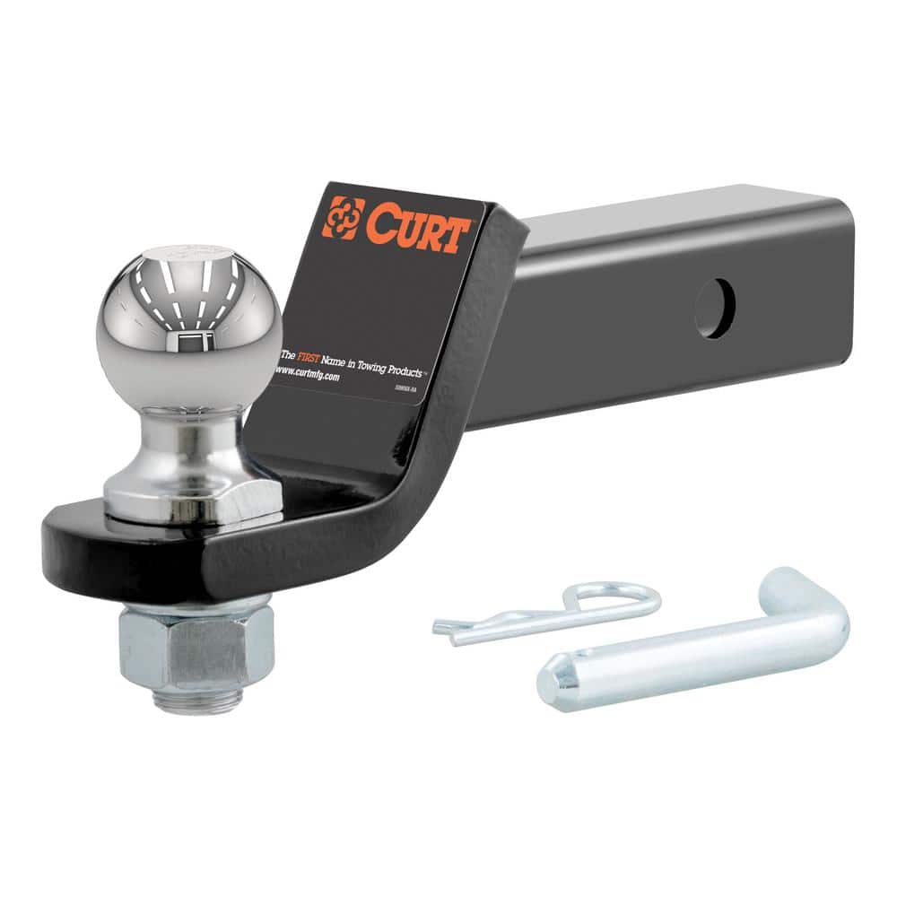 Class 3 Loaded Trailer Hitch Ball Mount with 2 in. Ball, 2 in. Shank and 2 in. Drop. 7,500 lbs. Capacity - Hercitys