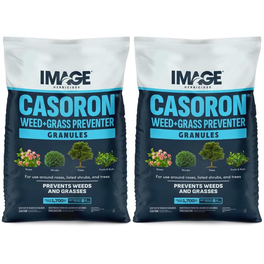 8 lb. 1,700 sq. ft. Outdoor Garden and Landscape Casoron Vegetation Killer Granules (2-Pack) - Hercitys