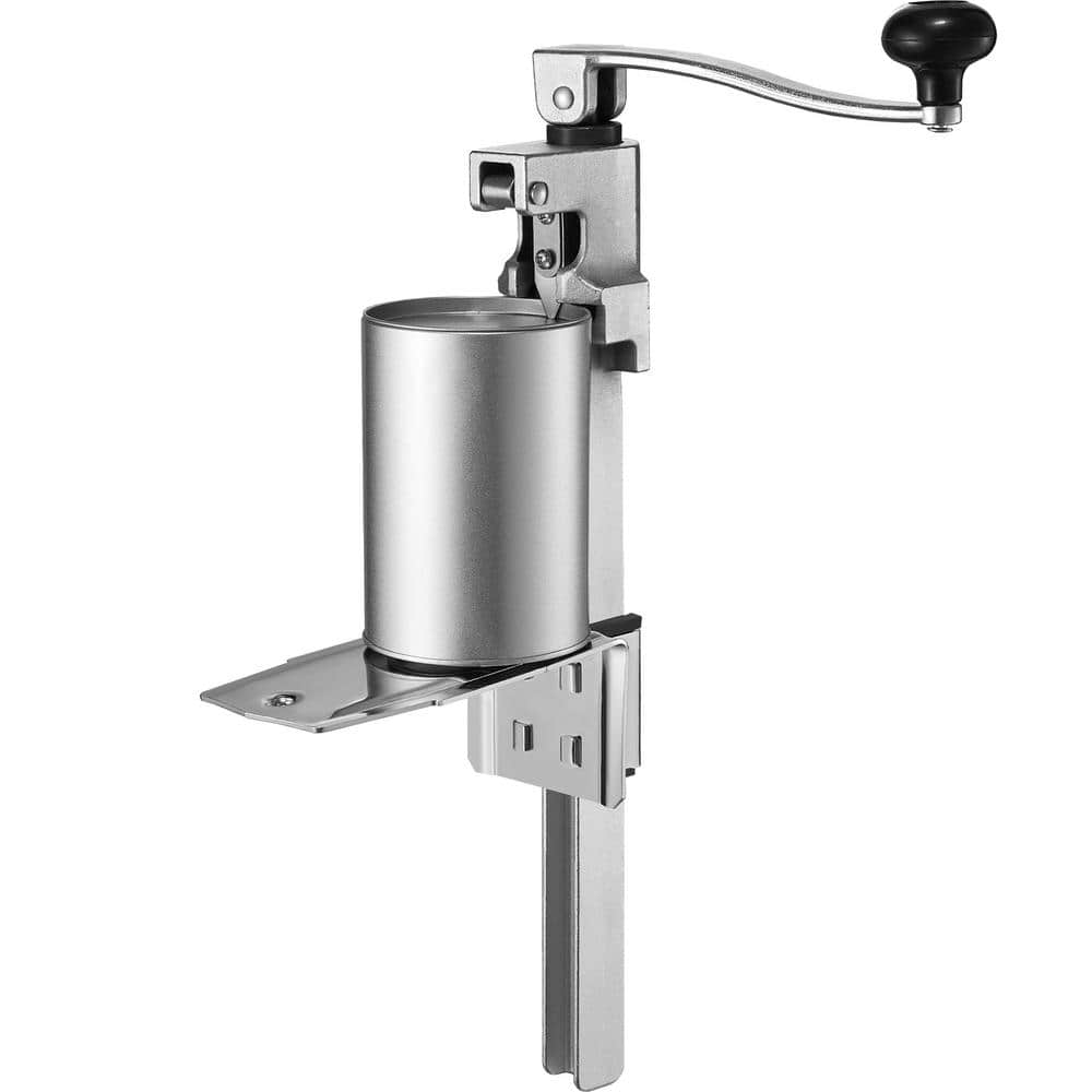 Manual Can Opener, Robust Tabletop Can Opener for Large Cans, Height-Adjustable Professional Jar Opener - Hercitys