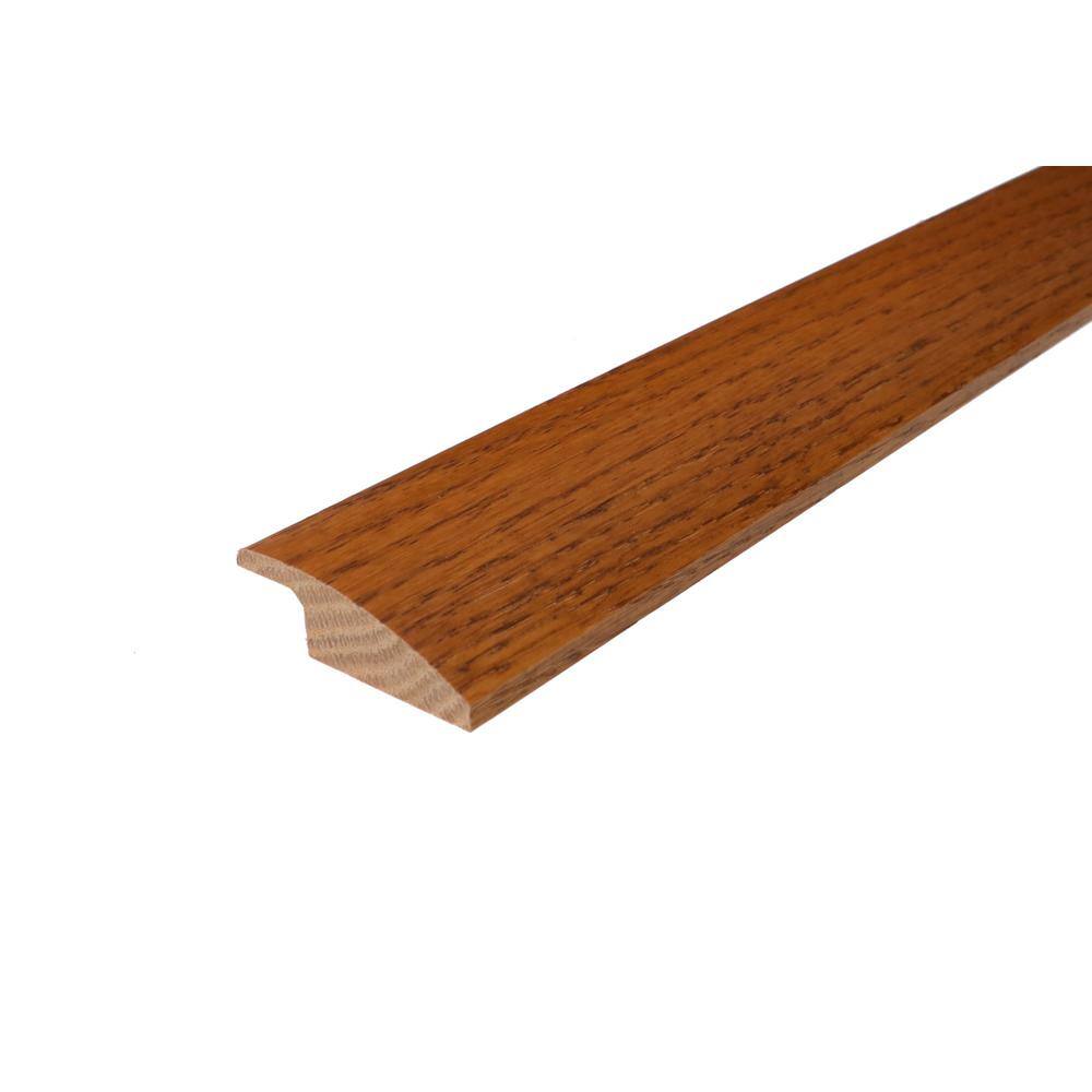 Kenya 0.38 in. Thick x 2 in. Wide x 78 in. Length Flat Gloss Overlap Wood Reducer Hardwood Trim - Hercitys