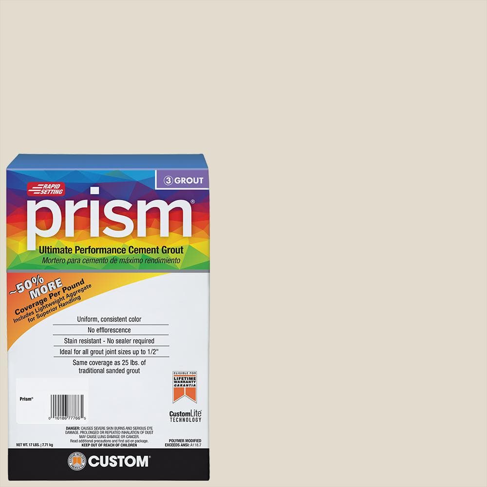 Prism #11 Snow White 17 lb. Ultimate Performance Grout - Hercitys