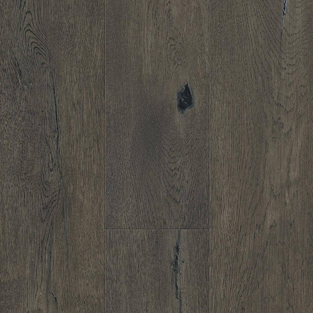 Taupe Oak White Oak 1/4 in. T x 6.5 in. W Click Lock Wire Brushed Engineered Hardwood Flooring (21.7 sq.ft./case) - Hercitys