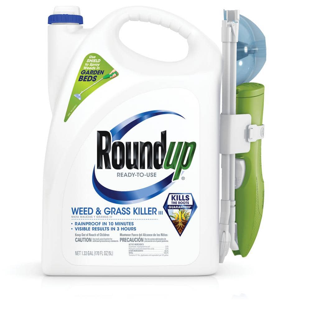 Ready-to-Use 1.33 gal. Weed and Grass Killer with Sure Shot Wand - Hercitys