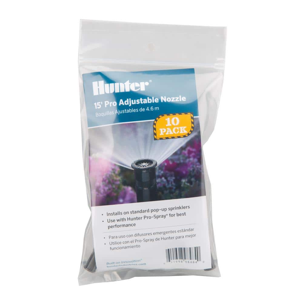 Pro Adjustable Arc 15 ft. Radius Pop-Up Sprinkler Spray Nozzle Pro Pack (10-Pack) - Hercitys