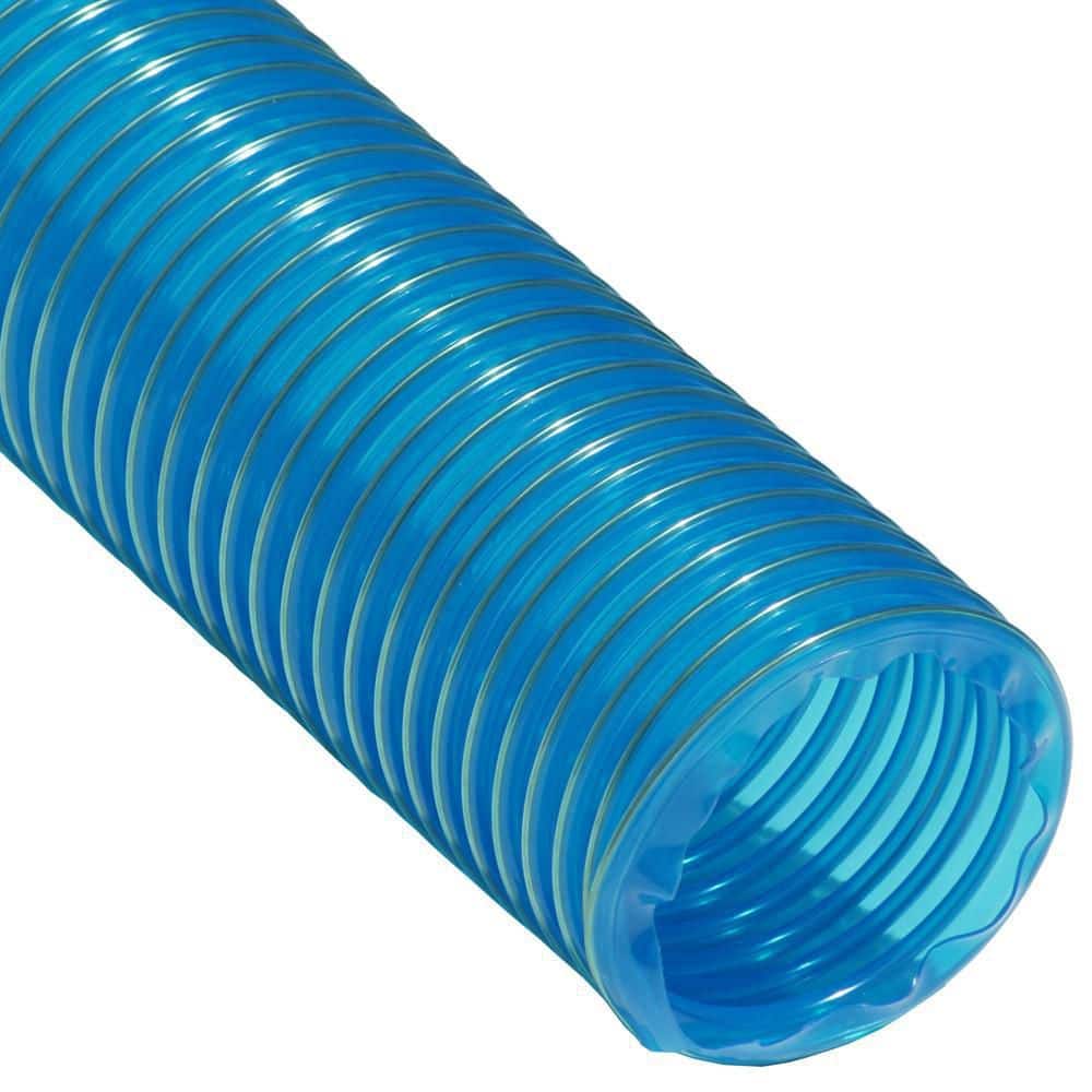 PVC Flexduct – 7 in. D x 12 ft. Coil – Flexible Ducting – Blue - Hercitys