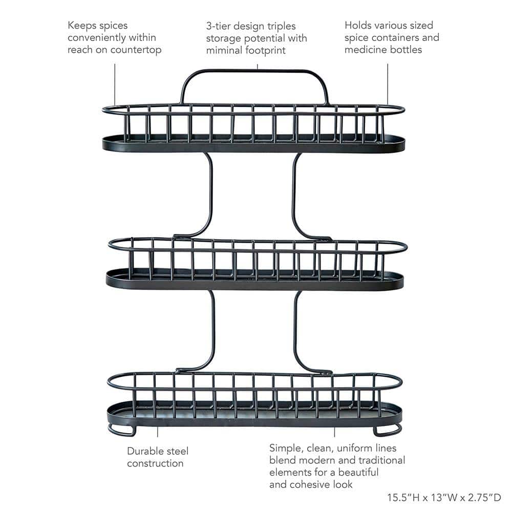 Yumi 3-Tier Spice Rack - Hercitys