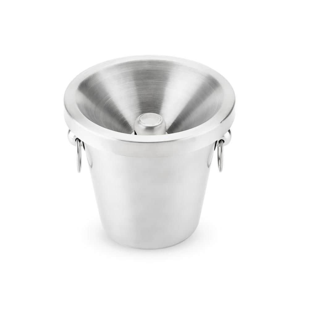 Stainless Steel Spittoon for Wine, Whiskey, Cocktails, Tobacco, Alcohol Spit Cup – Bulk Savor Silver Spitter (Set of 1) - Hercitys