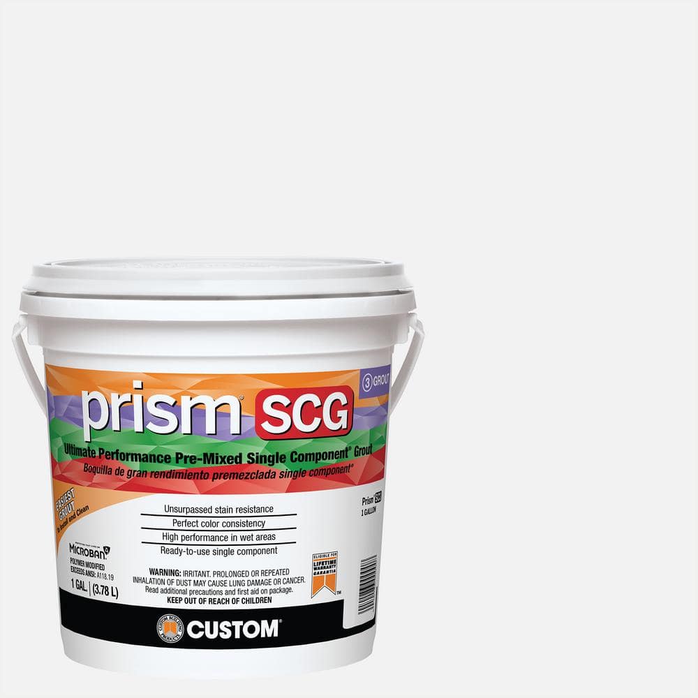 Prism SCG #640 Arctic White 1 gal. Ultimate Performance Pre-Mixed Single Component Grout - Hercitys