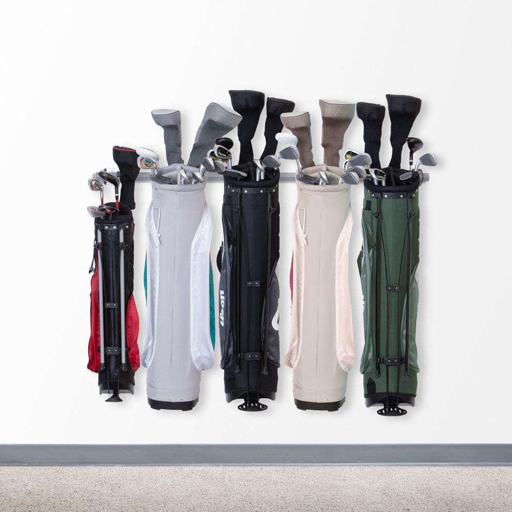Powder Coat Steel 6-Bag Golf Bag Organizer - Hercitys