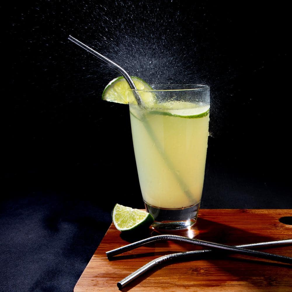 Eco-Friendly Reusable Stainless Steel with Including 2-Cleaning Brushes 14-Pack Straw Set - Hercitys