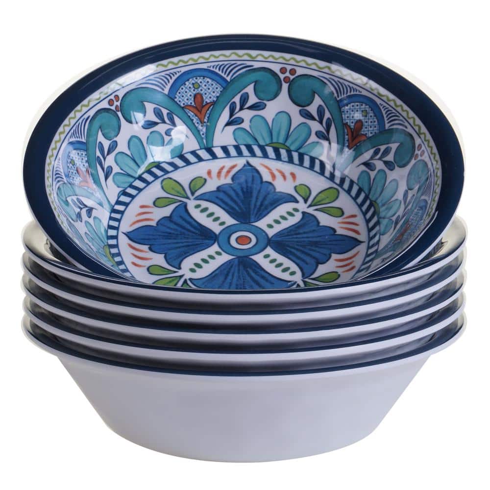 Talavera 6-Piece Blue Bowl Set - Hercitys