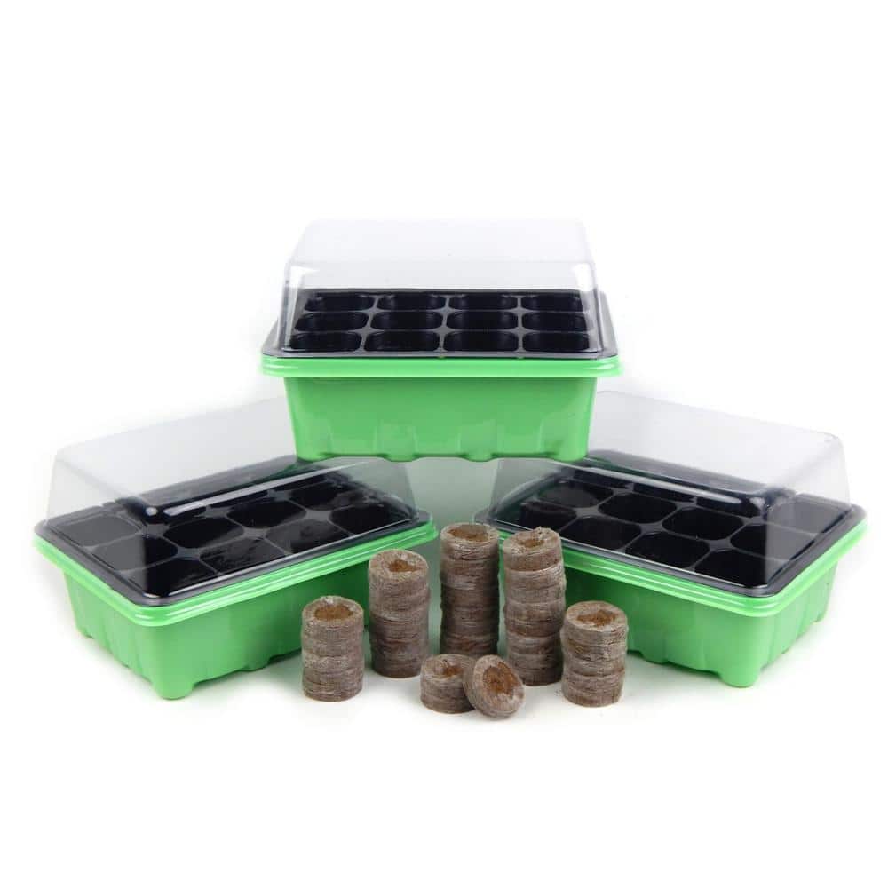 Germination Tray and Dome With Peat Pellets - Hercitys