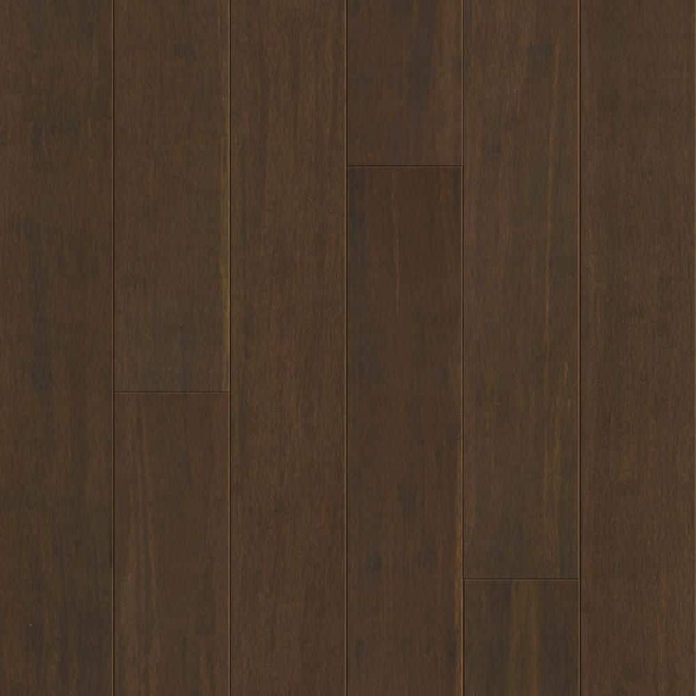 Strand Woven Soothing Cocoa 1/2 in. T x 5 in. W x 72-7/8 in. L, T AND G, Prefinished, Bamboo Flooring 20.7 sq. ft. /Case - Hercitys