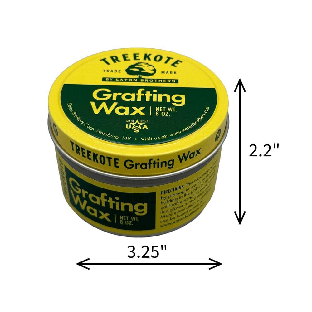 Grafting Wax – 8oz Tin for Grafting Roses, Fruit Trees, Vineyard, Orhards and Much More. USA Made - Hercitys