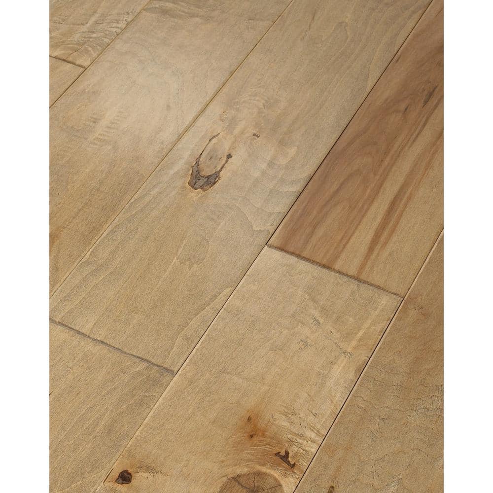 Canaveral Maize Maple 3/8 In. T X 6.3 in. W Tongue and Groove Scraped Engineered Hardwood Flooring (30.48 sq.ft./case) - Hercitys