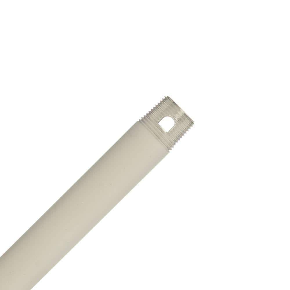 Perma Lock 12 in. Cottage White Extension Downrod for 10 ft. ceilings - Hercitys