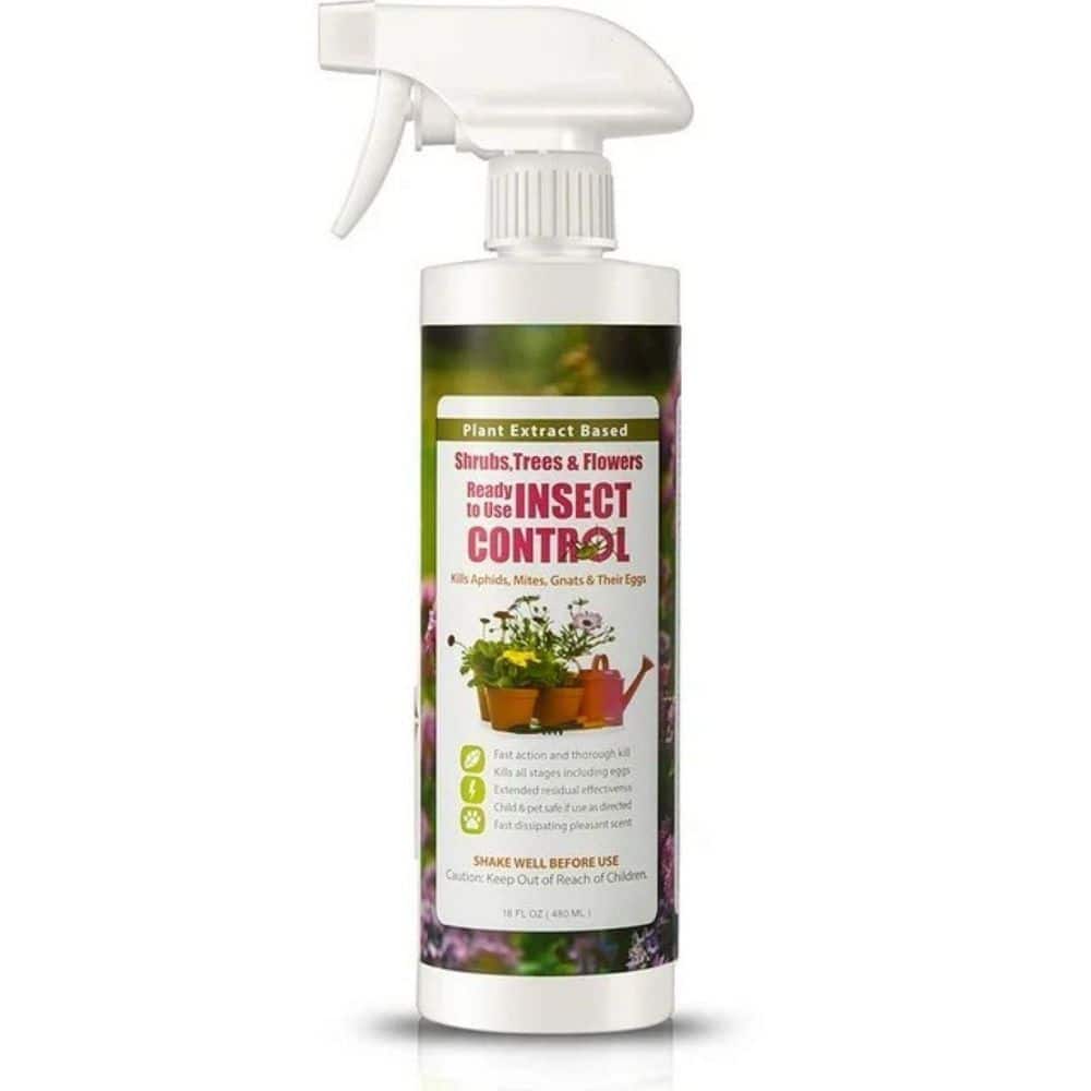 Garden Insect Control by EcoRaider 16 oz., Aphids, Mealybugs, Spider Mites, Army Worm, Child/Pet-Safe - Hercitys