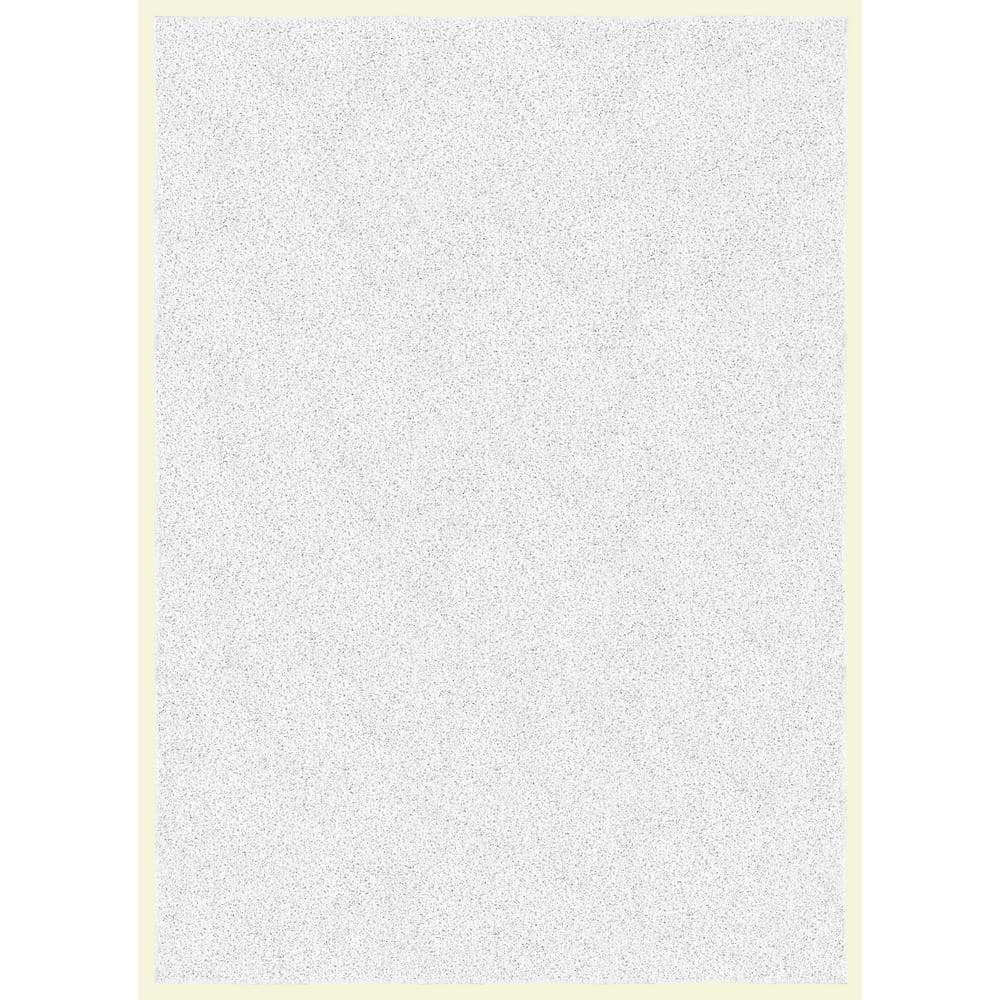 Skyline Shag White 9 Ft. x 12 Ft. Area Rug - Hercitys
