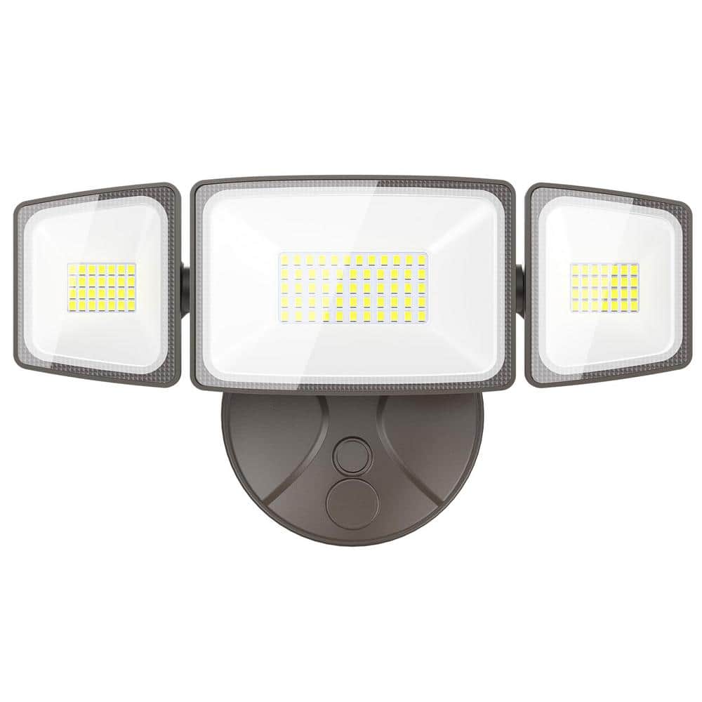 IP65 Waterproof 400 Watt Equivalent 6000 Lumen 180° Brown Integrated LED Flood Light - Hercitys