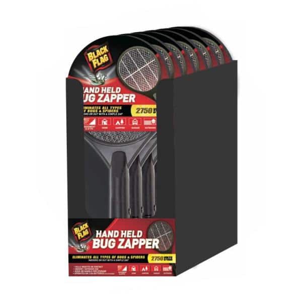 Portable Handheld Bug Zapper Insect Killer Racket, Black - Hercitys
