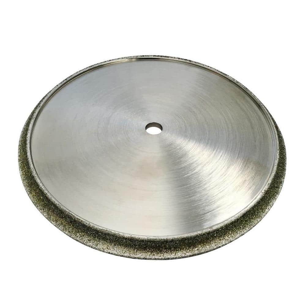6 in. Electroplated Diamond Profile Wheels, Wet Only, 3/8 in. Demi Bullnose Profile, Continuous Rim, 5/8 in. Arbor - Hercitys