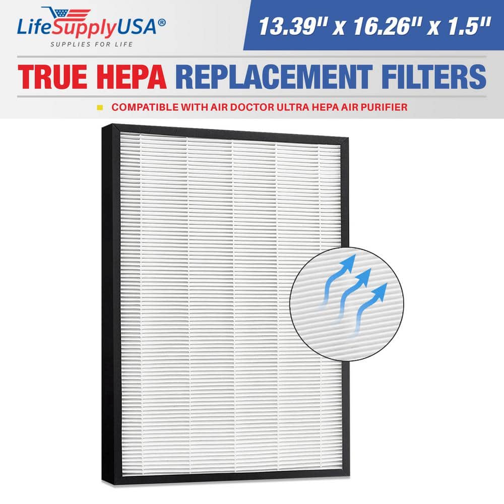 True HEPA Filter Replacement Compatible with Air Doctor Ultra HEPA Air Purifier - Hercitys