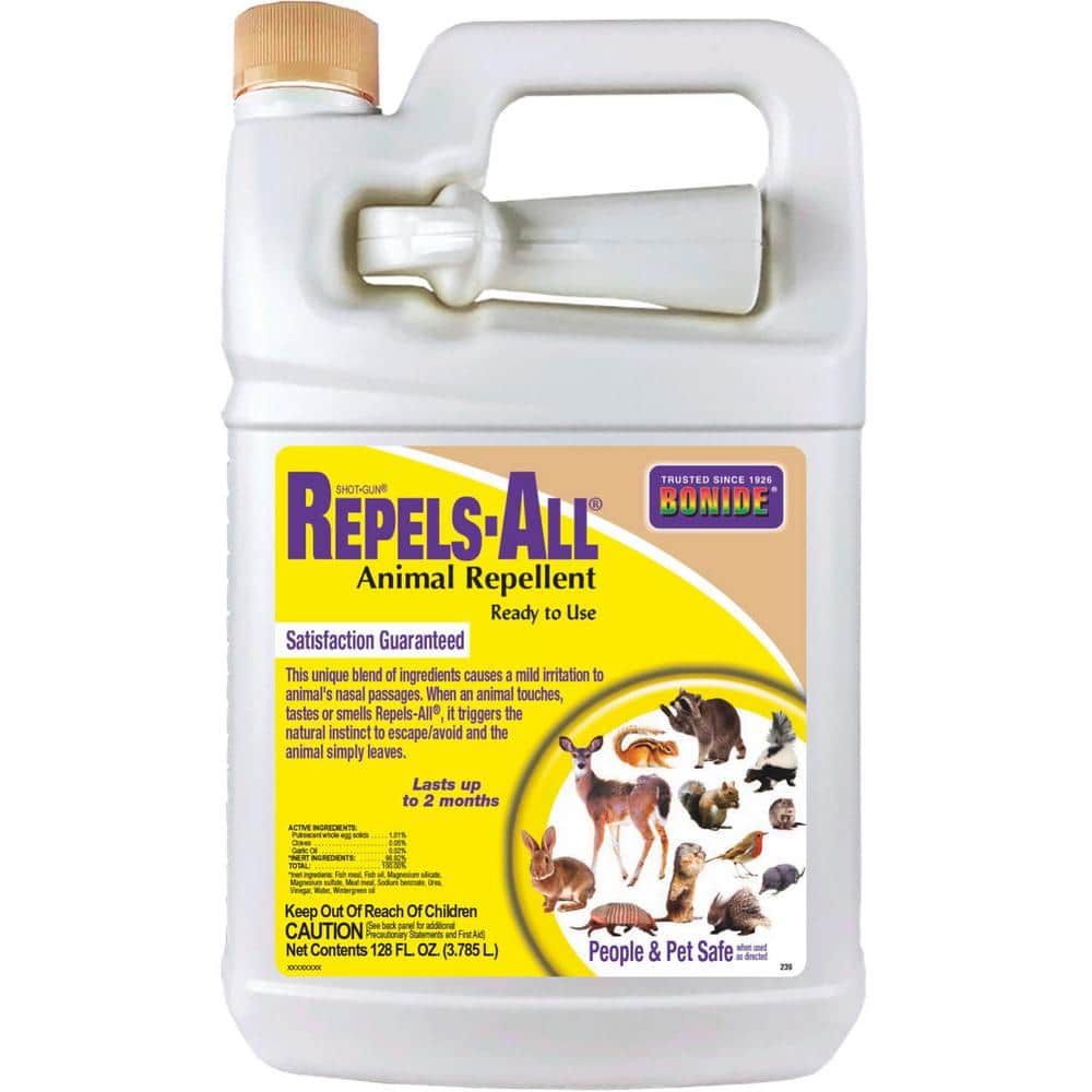 Repels-All Animal Repellent, 128 oz Ready-to-Use Spray, Deters pests;from Lawn and Garden, People and Pet Safe - Hercitys