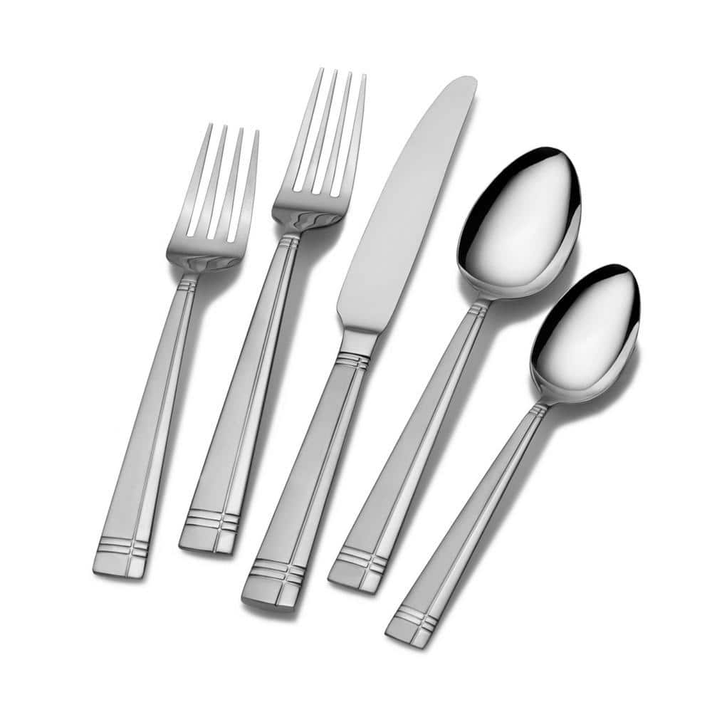 Dawson Frost 20-Piece 18/0 Stainless Steel Flatware Set (Service for 4) - Hercitys