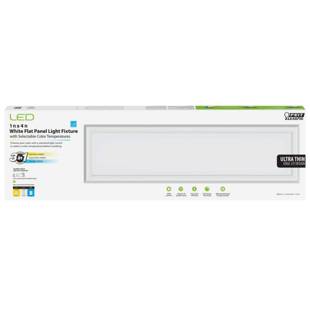 White LED Flat Panel Light Fixture - Hercitys