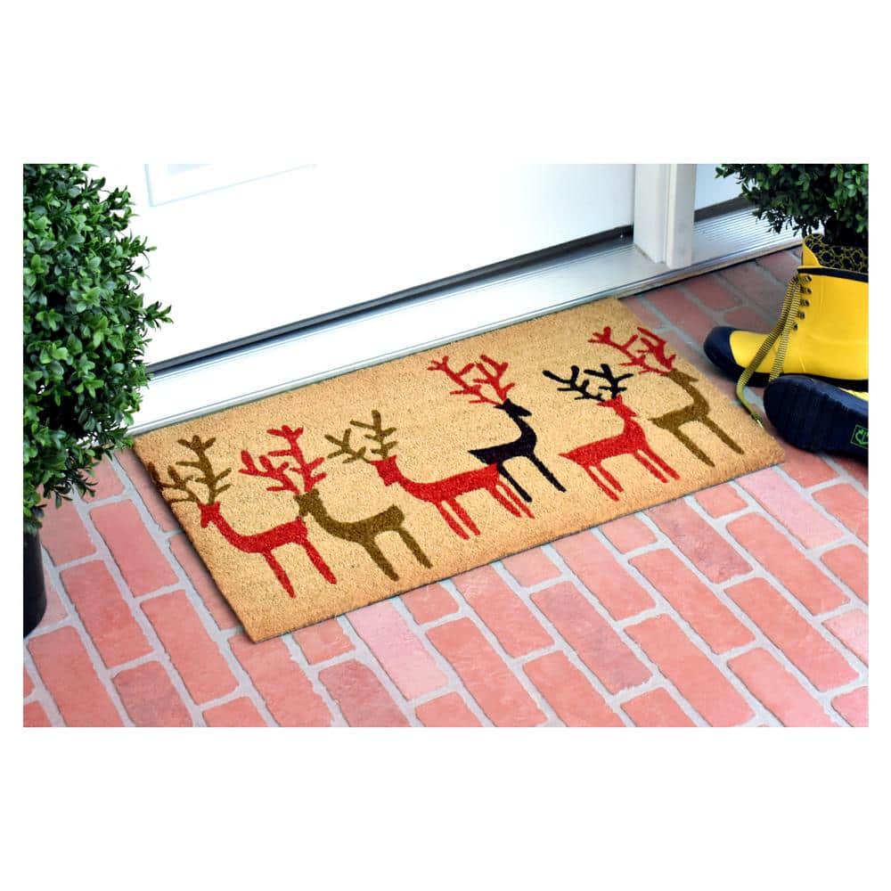 Christmas Deer Doormat - Hercitys