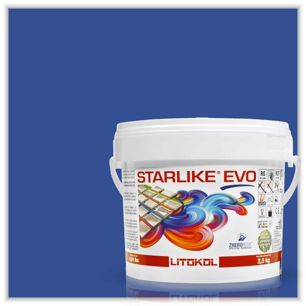 Glamour Collection 350 Blu Zaffiro Starlike EVO Epoxy Grout - Hercitys