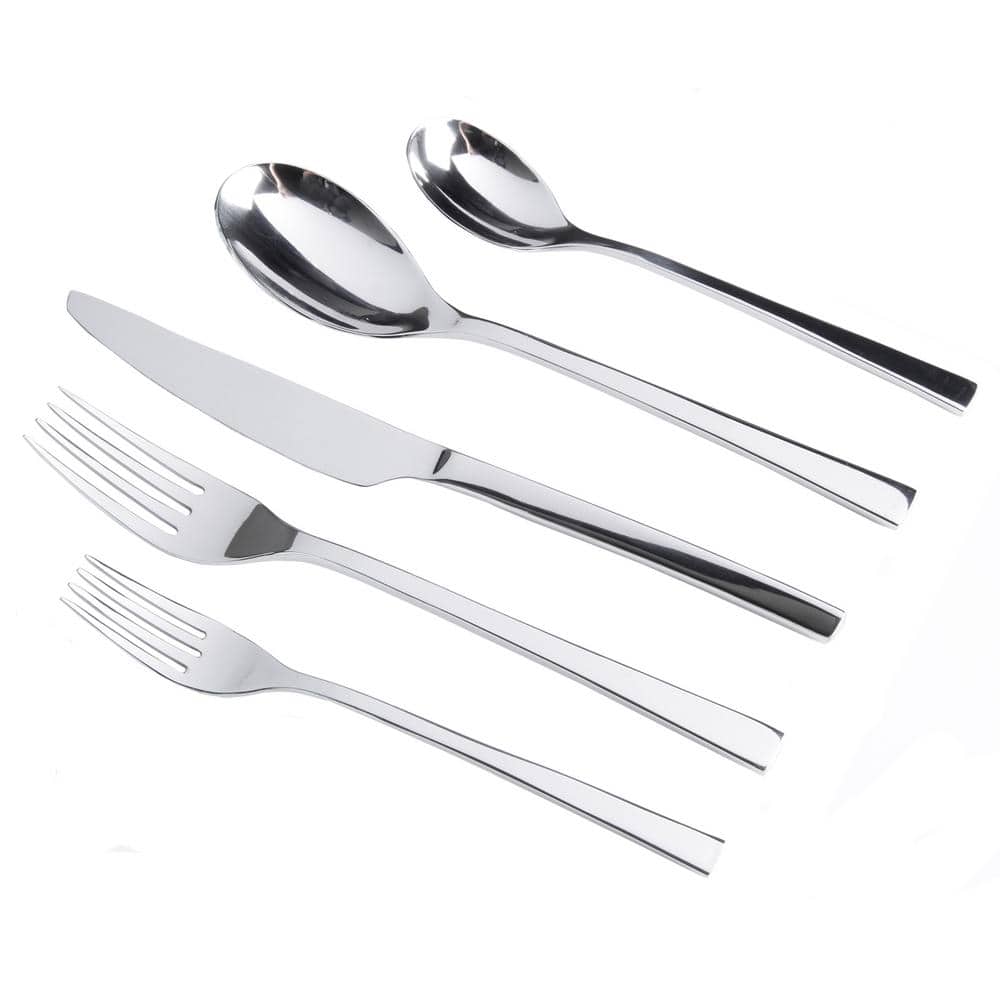 Sparland 20-Piece Silver Stainless Steela Flatware Set (Service for 4) - Hercitys