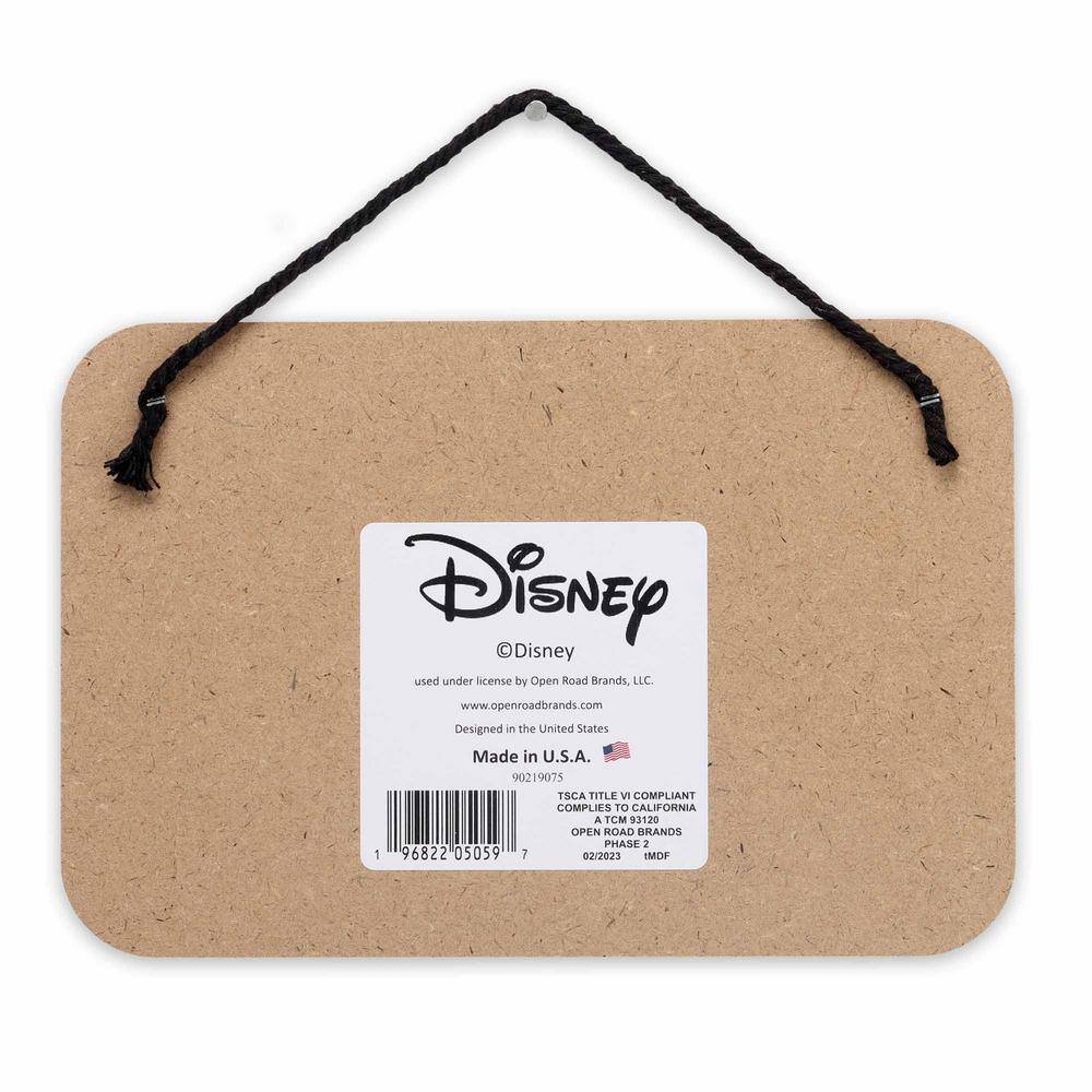 6 in. White Mickey Mouse Pluto Halloween Is Such a Treat Hanging Wood Wall Decor - Hercitys