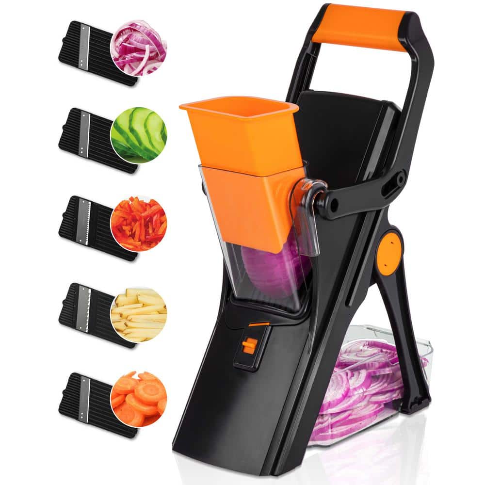 Nutri Slicer Mandoline 5-in-1 Multi-Functional Portable Countertop Kitchen Mandoline - Hercitys