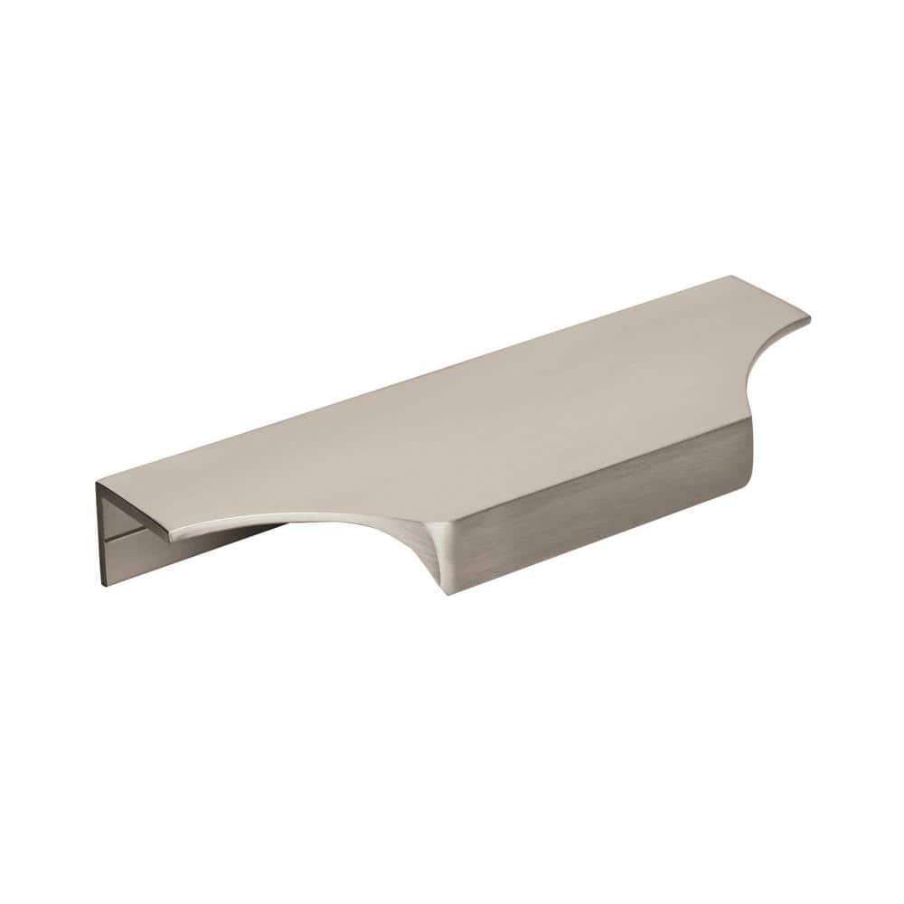Extent 4-9/16 in. (116mm) Modern Satin Nickel Cabinet Edge Pull - Hercitys