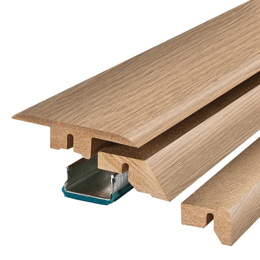 Sunray 0.75 in. T x 2.37 in. W x 78.7 in. L Laminate 4-in-1 Molding - Hercitys