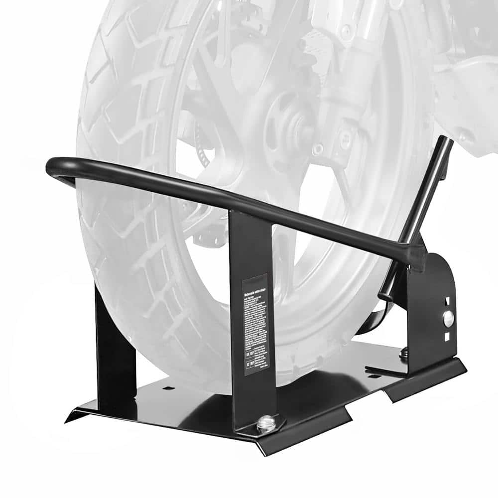 Motorcycle Wheel Chock 1800 lbs. Capacity Wheel Cradle Holder for 15 in. to 21 in. Off-Road and Standard Motorcycles - Hercitys