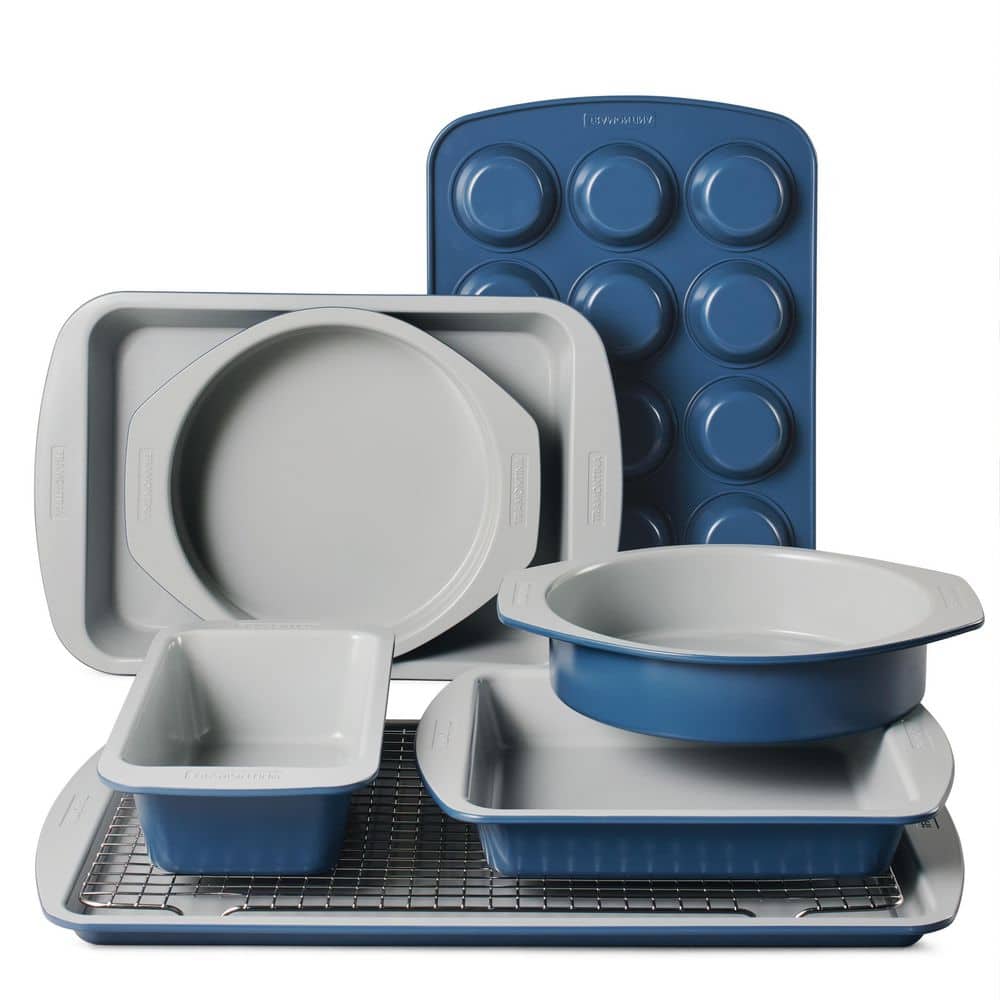 Rise 8-Piece Ceramic Non-stick Bakeware Set - Hercitys