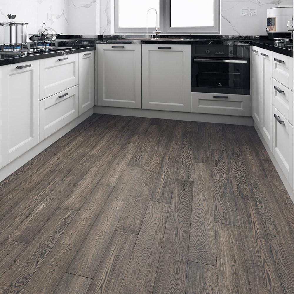 Malheur Forest Oak 0.28 in. T x 6.5 in. W Waterproof Engineered Hardwood Flooring (21.8 sq. ft./case) - Hercitys