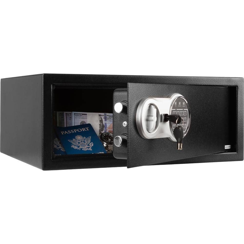 Digital Safe Box with Keypad and Keys - Hercitys