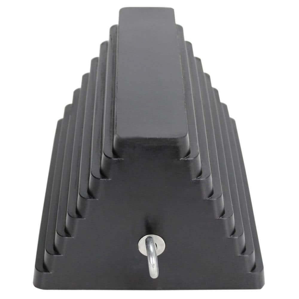 Heavy-Duty Rubber Wheel Chock with Eyebolt – Value 4-Pack - Hercitys