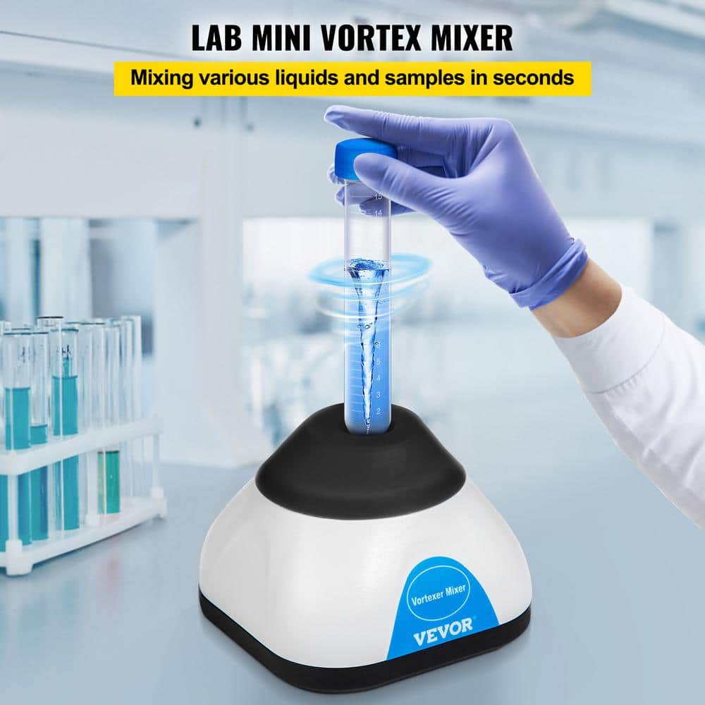 Vortex Mixer, 3000 RPM Mini Vortex Mixer Shaker, Touch Function Scientific Lab Vortex Shaker, Up to 50 ML - Hercitys
