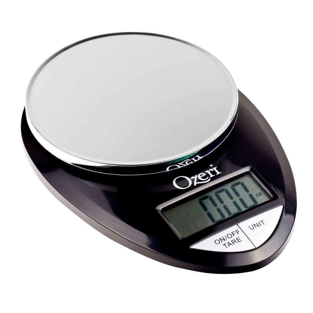Pro Digital Kitchen Food Scale, 1 g to 12 lbs. Capacity, in Stylish Black - Hercitys