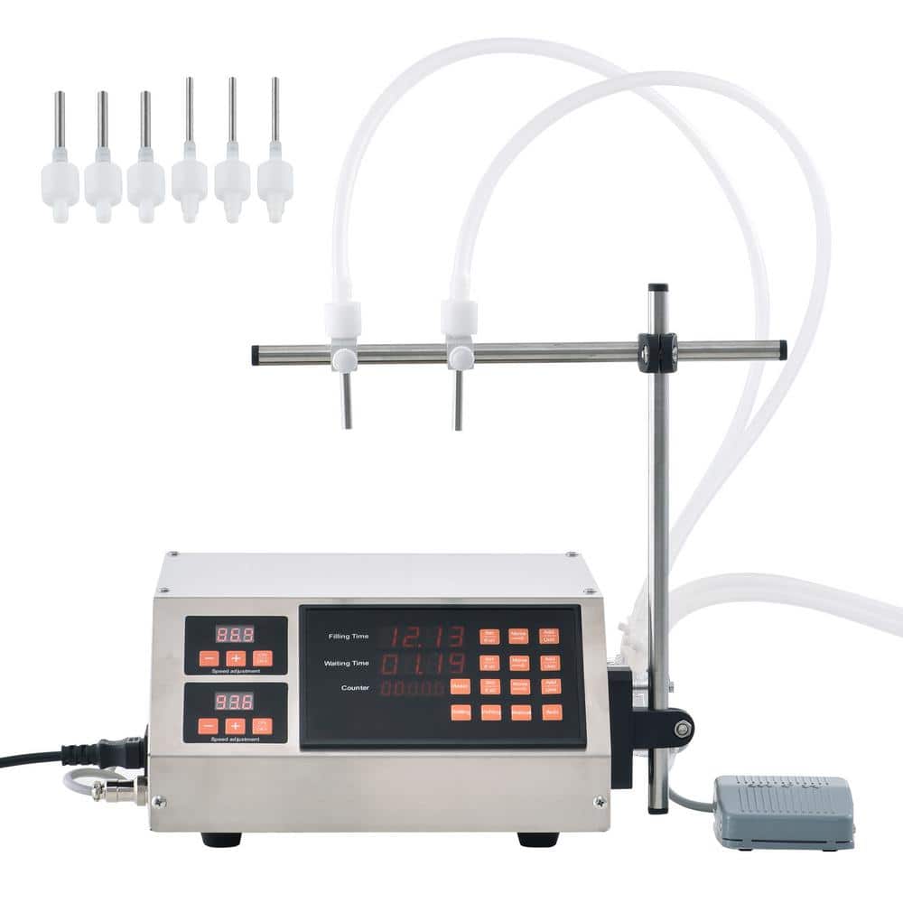 Liquid Filling Machine, 5-650ml Capacity, Automatic Bottle Filler, Peristaltic Pump, Digital Control for Milk, Water - Hercitys