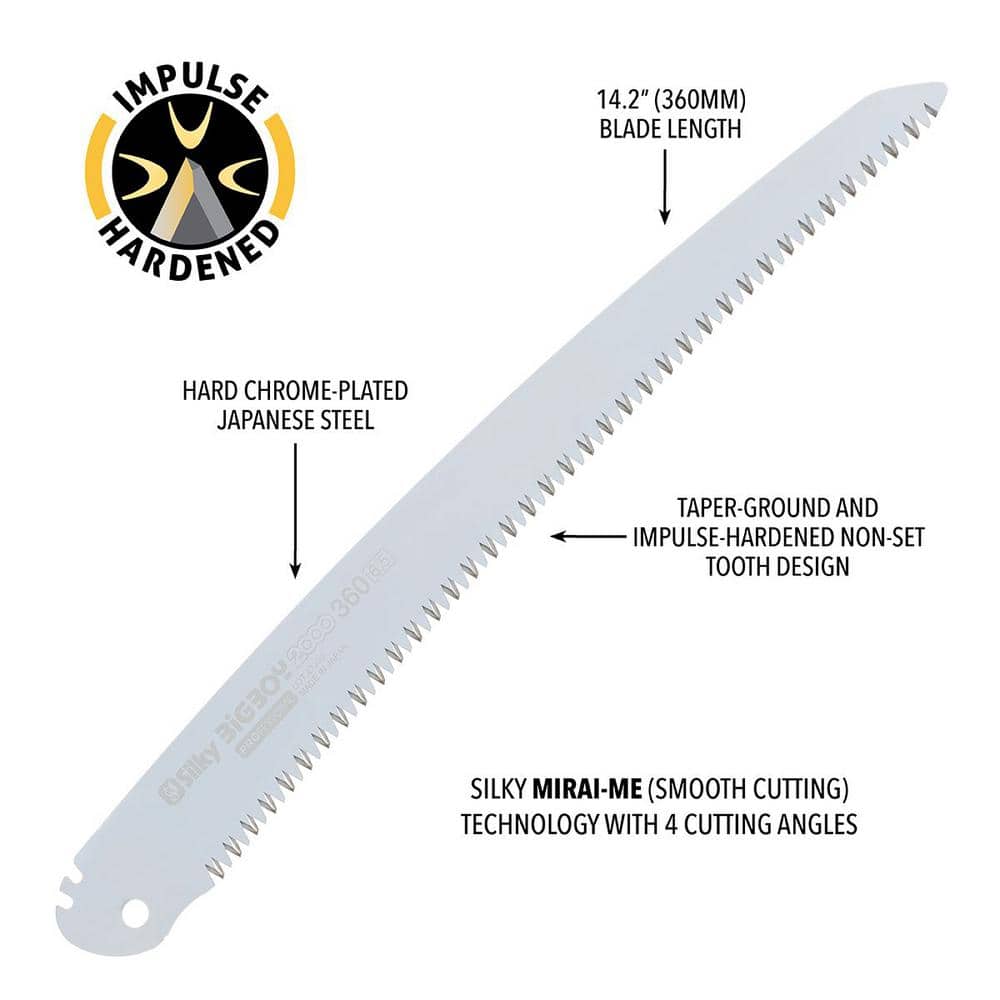 BIGBOY 14 in. Extra Large Teeth Folding Saw Replacement Blade - Hercitys